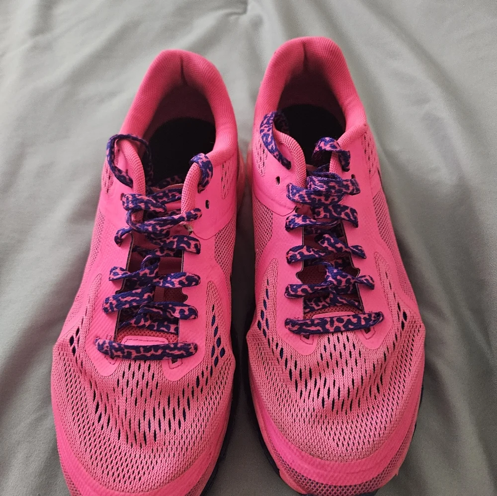 Size 6.5y Nike Air Max 2014 Hyper‎ Pink Hyper Cobalt (Women's 8.5)
